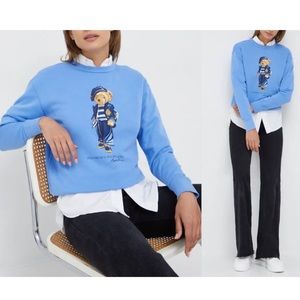 Polo by Ralph Lauren Blue Crew Neck Sweater